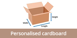 personalised cardboard